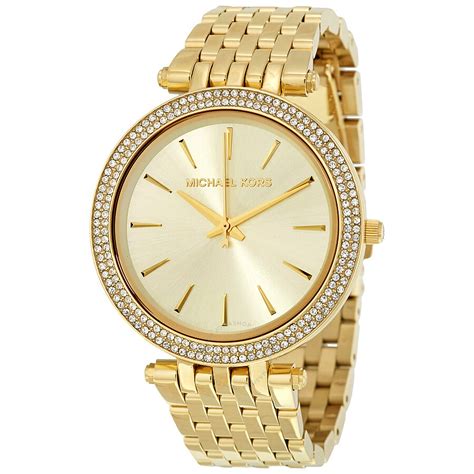 michael kors watch women's black and gold|michael kors diamond watch women's.